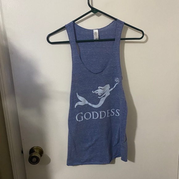 Tops - Blue Goddess Mermaid Tank Top size M